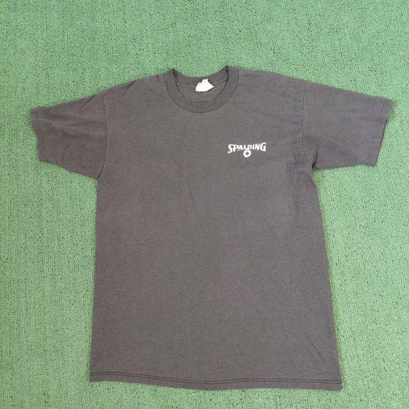VINTAGE Spalding Dark Gray T Shirt Size XL - Picture 1 of 4